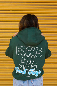  * NEW - FOCUS ON THE GOOD TINGS- zip Hoodie