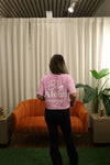 Bae- Big Aloha Energy- Vintage Wash Pink Crop Top