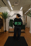 NEW- SHORT STACK NEON zip up hoodie
