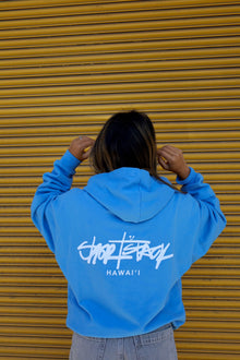  * Happy Blue- Relaxed Washed Hoodie