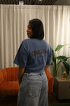 Signature blue heavy wash tee