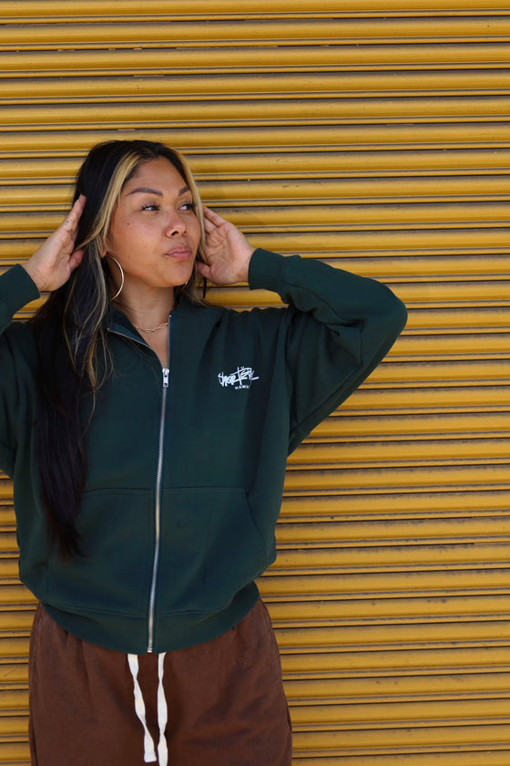 Heavy Zip Up Hoodie- Signature