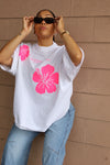 PRE-ORDER ONLY- NEW PIXEL HIBISCUS TEE