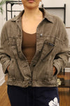 NEWEST- Mocha denim jacket