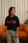 *NEW- Crop- Short Stack All Star- Black