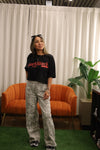 *NEW- Crop- Short Stack All Star- Black