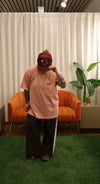* BUJO BAE X SHORT STACK HAWAII- Collab Trucker Hat/ Maroon- Shaka Smiles Anthurium