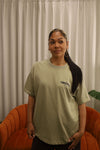 * Signature Heavy weight tee- Moss