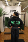 NEW- SHORT STACK NEON zip up hoodie