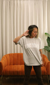 * Short Stack University- Light Gray/ White
