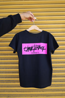  Kids- pink sig tee