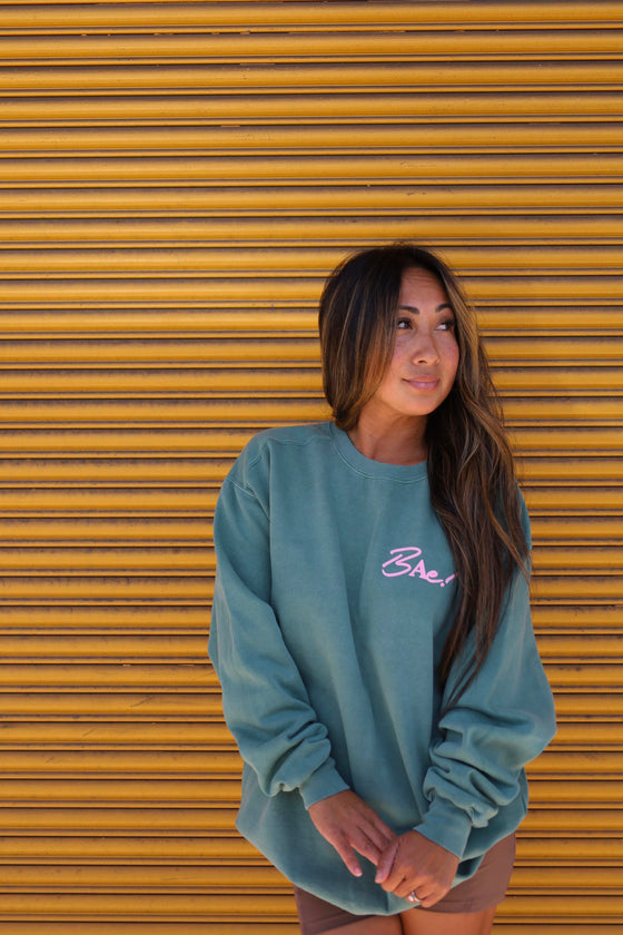 * Bae! Big Aloha Energy- Crewneck Sweater