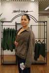 NEWEST- Mocha denim jacket