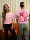 * SMALL+SIMPLE X SHORT STACK HAWAII COLLAB- Crop Top- Pink