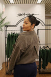 NEWEST- Mocha denim jacket