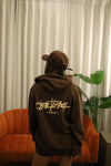 *RESTOCK! Signature zip hoodie-Brown