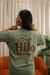 BIG HILO ENERGY - HEAVY WEIGHT TEE- GREEN