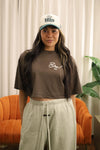 BIG HILO ENERGY - CROP TOP- Brown