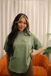 BIG HILO ENERGY - HEAVY WEIGHT TEE- GREEN